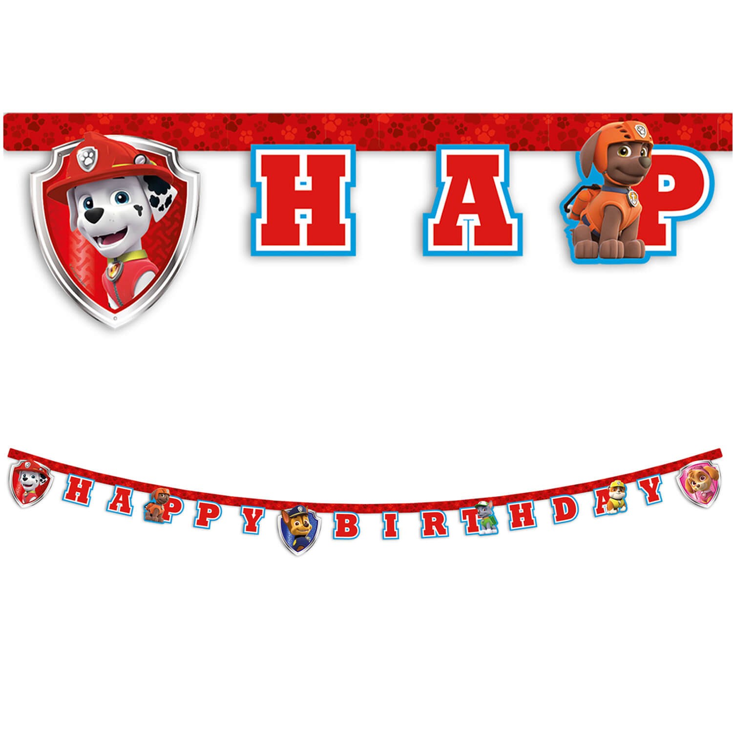 Пес Патрул - банер Happy Birthday - 2м